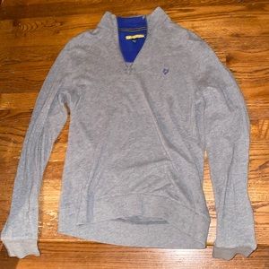 Prince and Fox. Quarter zip small sweater.